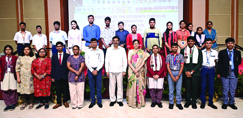 Matric toppers felicitated