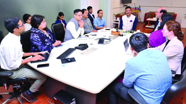 Michel Cremer visited Krushi Bhawan