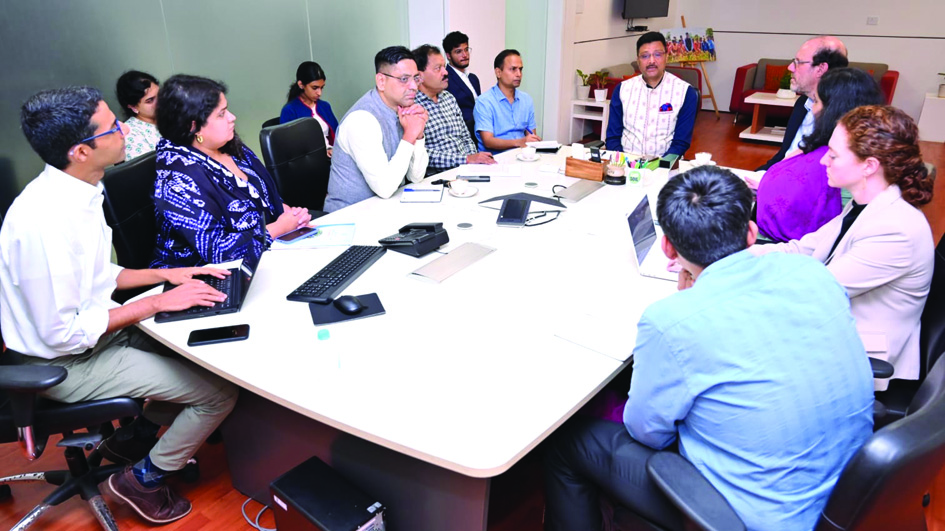 Michel Cremer visited Krushi Bhawan