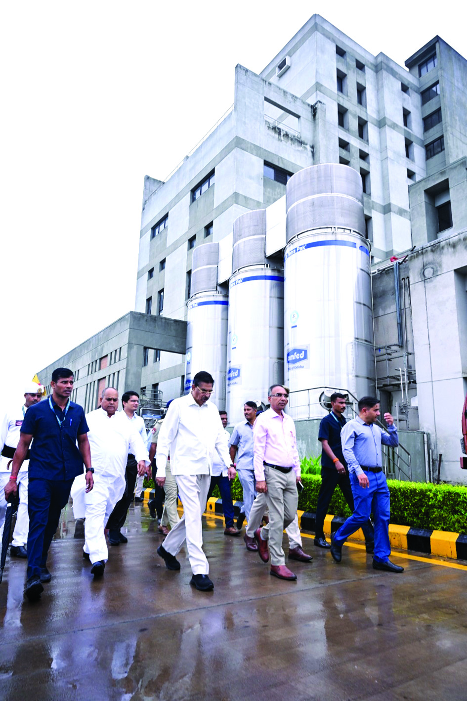 Governor OMFED plant visit