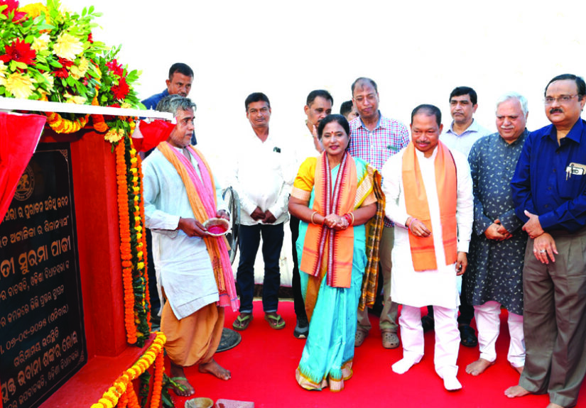 Odisha Assembly Guest house foundation stone