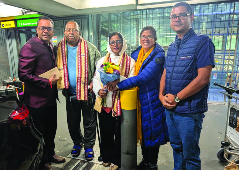 Speaker on foreign tour