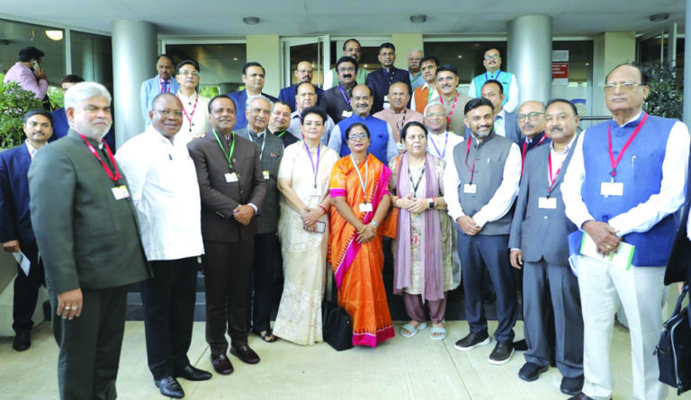 Speaker on foreign tour