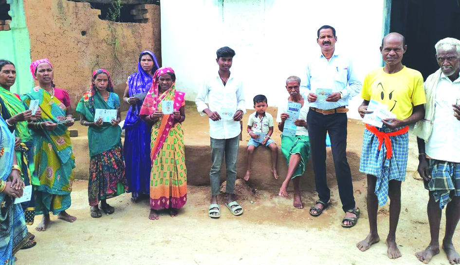 Voter information paper distributed in Nuapada