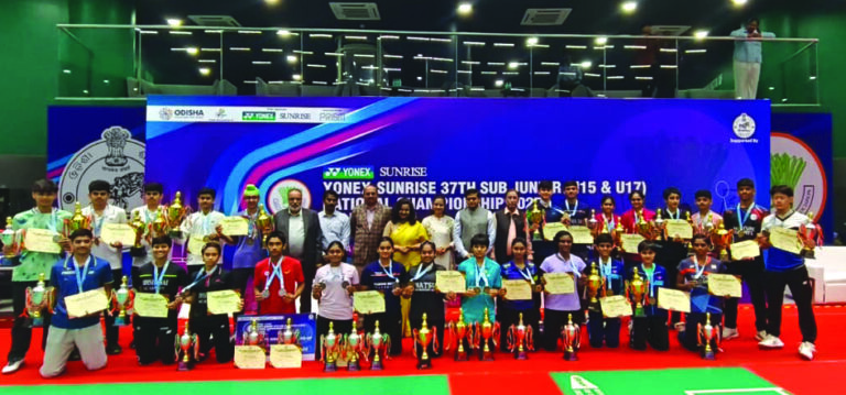 Junior National Badminton Chamiponship at Kalinga Stadium