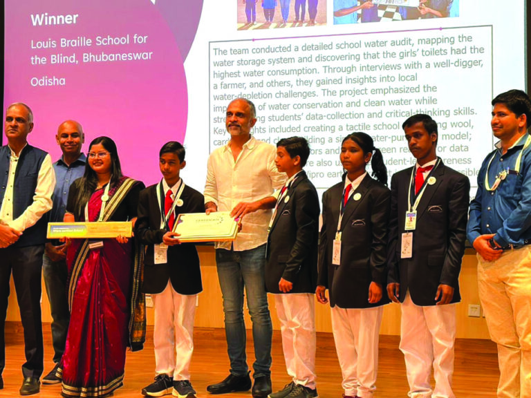 Braille School for the Blind Emerges Victorious in Wipro Earthian Competition