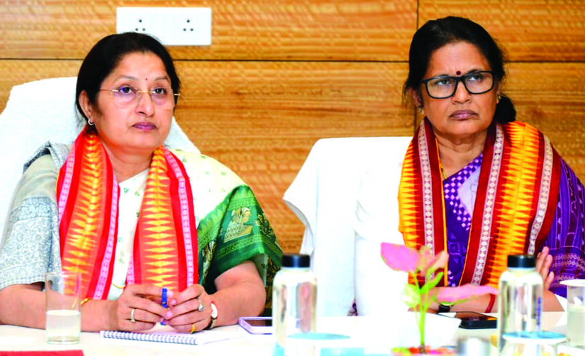 Review meeting of Women and Child Development dept