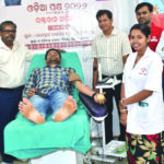 Blood donation in Odia Paksha