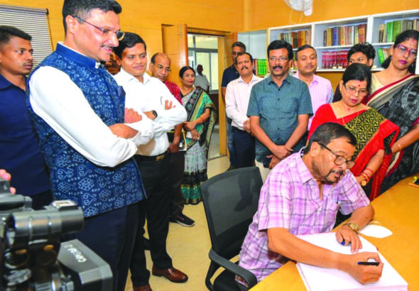 Revenue depertment Library inaugurated