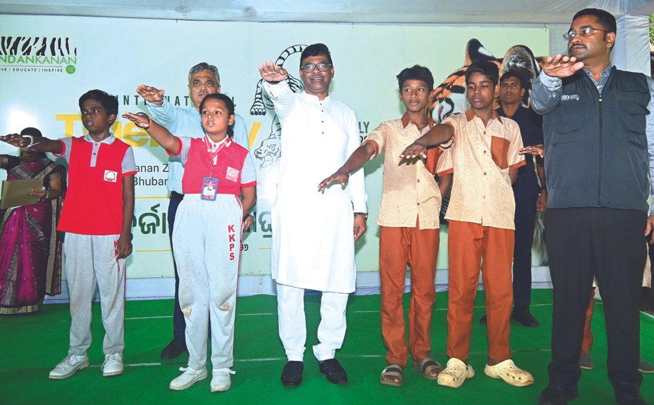 International Tiger Day celebrated at Nandankanan