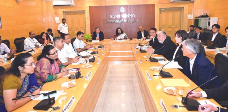 Japan Dattori province delegation meet Odisha Chief Secretary