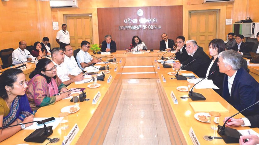 Japan Dattori province delegation meet Odisha Chief Secretary