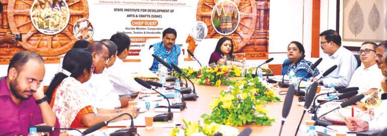 Meeting for training in additional 15 handicrafts