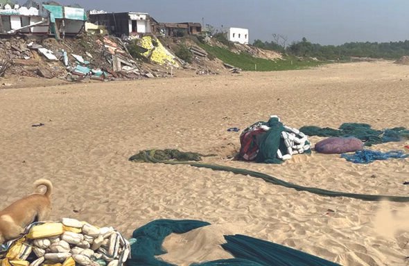Odisha coastal village