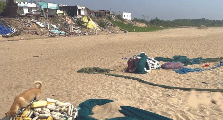 Odisha coastal village