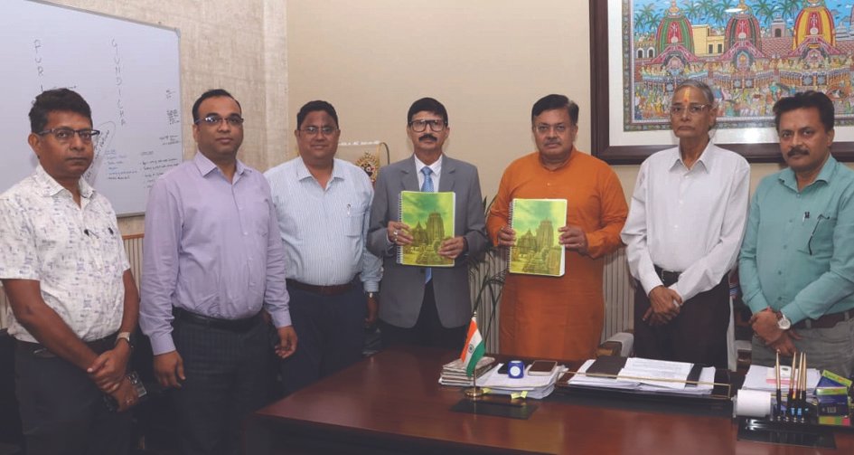 Lingaraj Temple Satwalipi interim report handed over